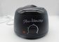 150w Matte Black Wax Heater / wax warmer 400 - 500ml For Spa Beauty Salon supplier