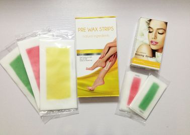 China Ready To Use Wax Strips Legs &amp; Body 20 ea (Pack of 2) Hair removal cold wax strips supplier