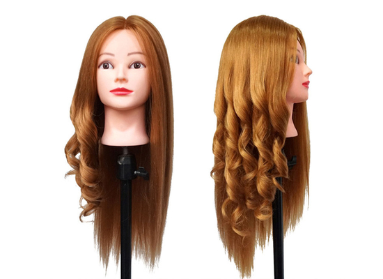 China Professional Female 100% Human Hair Mannequins Head  Manikins Head For Beginner Students supplier