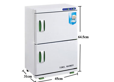 China 46L Double - Deck Uv Sterilizer Cabinet Towel Warmer , Double Door Tool Sterilizer Machine supplier