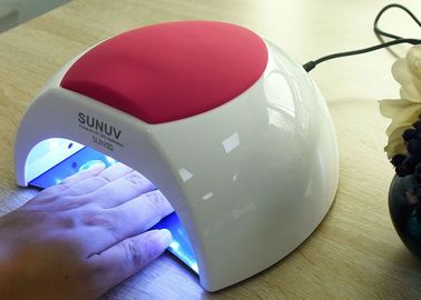 China Unique Low Heat Led Gel Nail Lamp , Electric Infrared Gel Nail Machine 365 + 405nm supplier