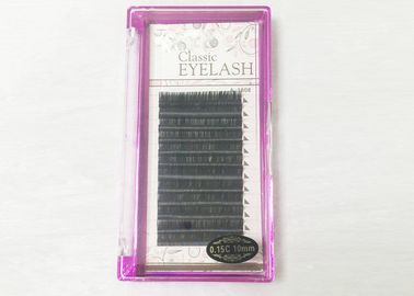 China 7-15mm Mixed In One Tray Individual Faux Mink Eyelash Extensions J B C D Curl Length supplier