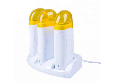 China Top Quality Three Depilatory Roll On Wax Heater Cartridge Roller Wax Warmer with base supplier
