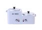 Double Pot Hot Depilatory Wax Heater Metal Hair Removal High Capacity 5000ml 500W supplier