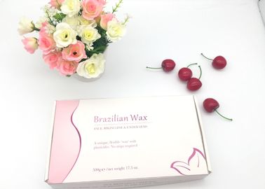 Rose painless Depilatory Bean Wax box wax Hard Wax Hair Removal / Stripless Hard Wax supplier